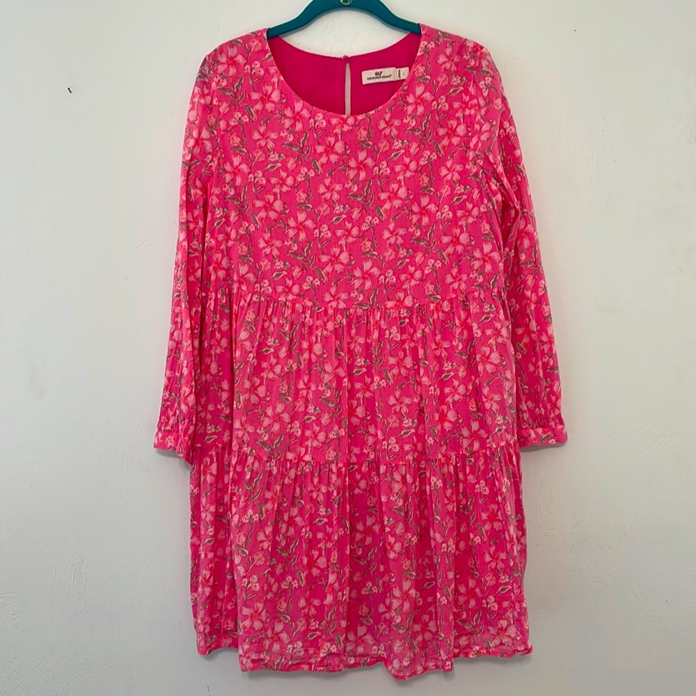Vineyard Vines Tiered Dress - Size Large